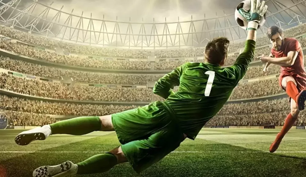 Tampilan bertema olahraga untuk menjelajahi pertandingan di BARU01
